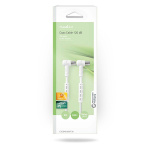 Nedis Koaxialkabel | IEC (Koax) Hane | IEC (Koax) Hona | Nickelplaterad | 120 dB | 75 Ohm | Fyra skydd | 3.00 m | Rund | PVC | Vit | Låda Nedis Koaxialkabel | IEC (Koax) Hane | IEC (Koax) Hona | Nickelplaterad | 120 dB | 75 Ohm | Fyra skydd | 3.00 m | Rund | PVC | Vit | Låda