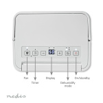 Nedis Avfuktare | 10 l/Dag | Avfuktning / Automatisk / Torr tvätt / Ventilation | Ja | 100 m³/h Nedis Avfuktare | 10 l/Dag | Avfuktning / Automatisk / Torr tvätt / Ventilation | Ja | 100 m³/h