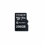 Integral 256 GB säkerhetskamera microSD-kort för färdkameror, hemmakameror, CCTV, kroppskameror och drönare