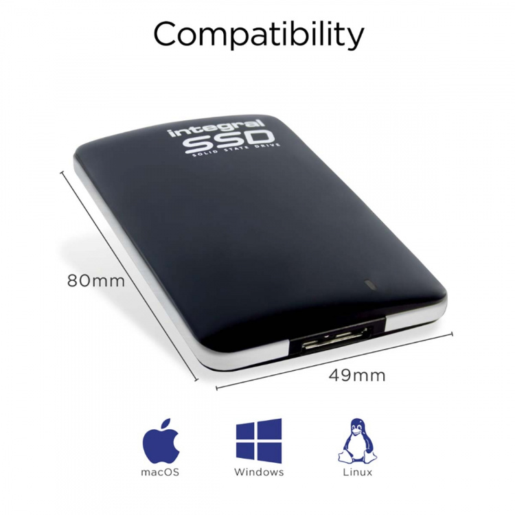 Integral 960 GB USB 3.0 bärbar SSD extern