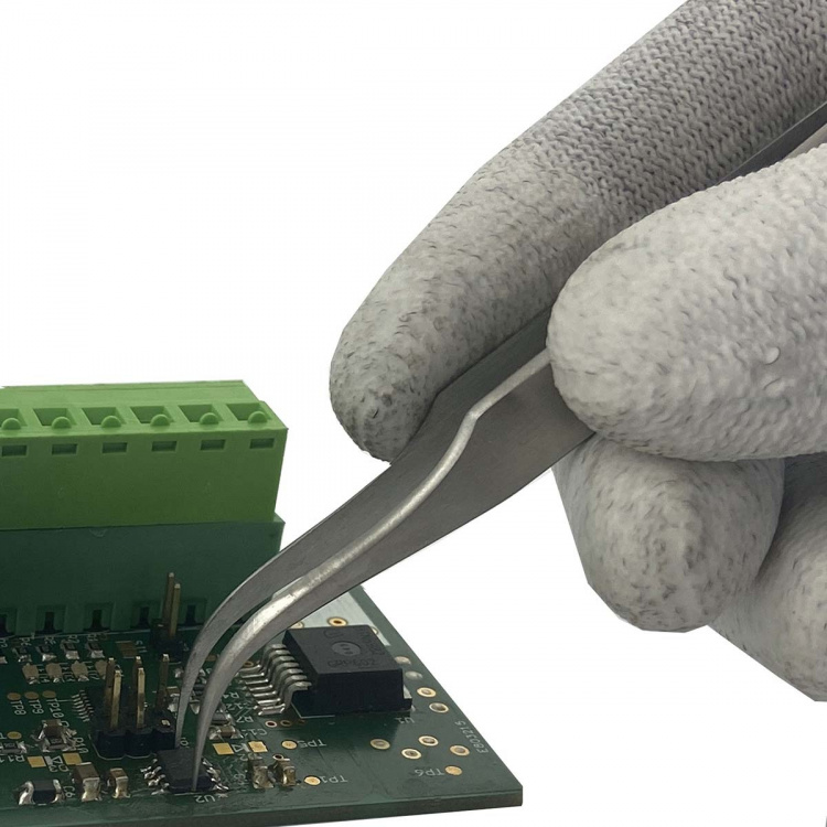 Piergiacomi Pincett med mycket fint böjda spetsar för enkelt grepp i trånga utrymmen