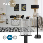 Nedis Högtalar Fäste | Kompatibel med: Sonos® One SL™ / Sonos® One™ / Sonos® PLAY:1™ | Golv | 10 kg | Höjdjusterbar | ABS / Stål | Svart