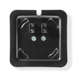 Nedis Högtalar Fäste | Kompatibel med: Sonos® One SL™ / Sonos® One™ / Sonos® PLAY:1™ | Golv | 10 kg | Höjdjusterbar | ABS / Stål | Svart