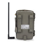 Nedis Åtelkamera | 1080p@30fps | 30.0 MPixel | 2 MPixel CMOS | IP66 | 4G | Svart No-Glow IR | Nattseende | Betraktningsvinkel: 50 ° | Rörelsesensor | Detektionsvinkel: 50 ° | Detekteringsräckvidd: 20 m | LCD skärm | Grön