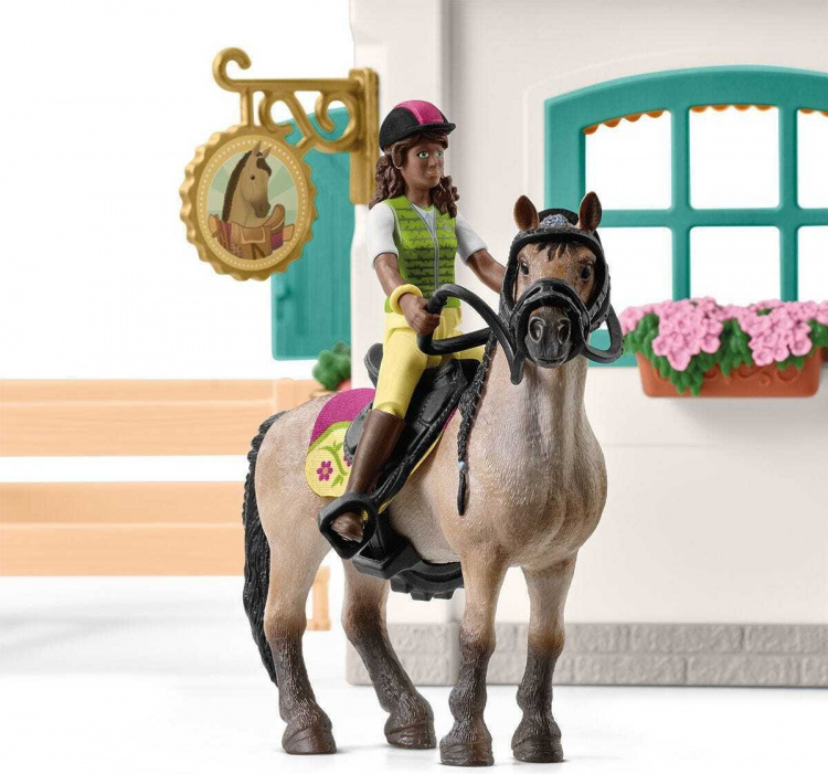 Schleich Horse Club 42591 Sadelkammare utbyggnad Schleich Horse Club 42591 Sadelkammare utbyggnad