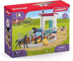 Schleich Horse Club 42611 Hästbox med sto och föl