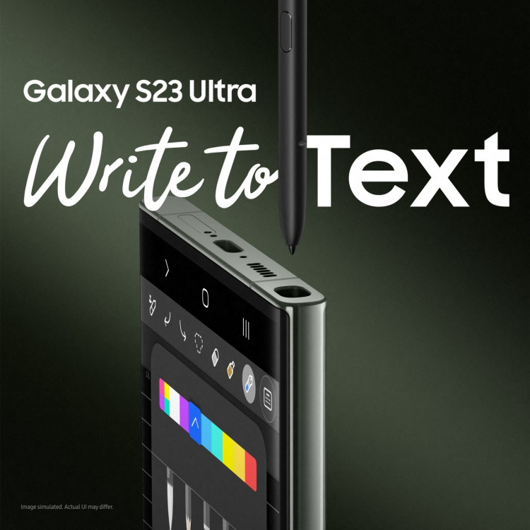 Samsung Galaxy S23 Ultra 5G Enterprise Edition-telefon, 256/8 GB, svart