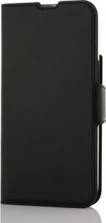 Wave BookCase - skyddsfodral, MagSafe-kompatibelt, iPhone 15, svart.