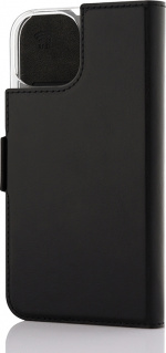 Wave BookCase - skyddsfodral, MagSafe-kompatibelt, iPhone 15, svart.