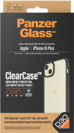 PanzerGlass ClearCase med D3O -skyddsfodral, iPhone 15 Plus