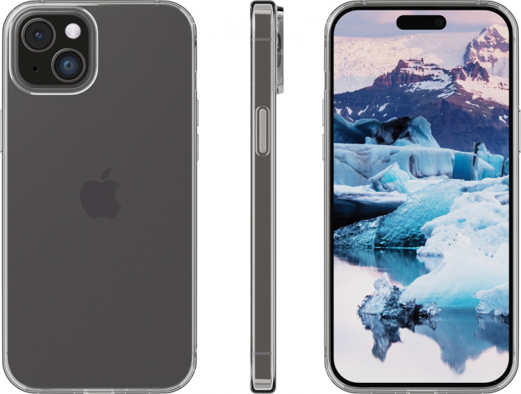 Dbramante1928 Greenland - skyddsfodral, iPhone 15, genomskinligt.