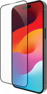 Dbramante1928 Eco-Shield -skärmskydd, iPhone 15 Plus, svarta kanter Dbramante1928 Eco-Shield -skärmskydd, iPhone 15 Plus, svarta kanter