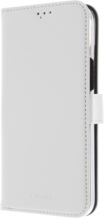 Insmat Exclusive Flip Case plånboksfodral, iPhone 15, vit