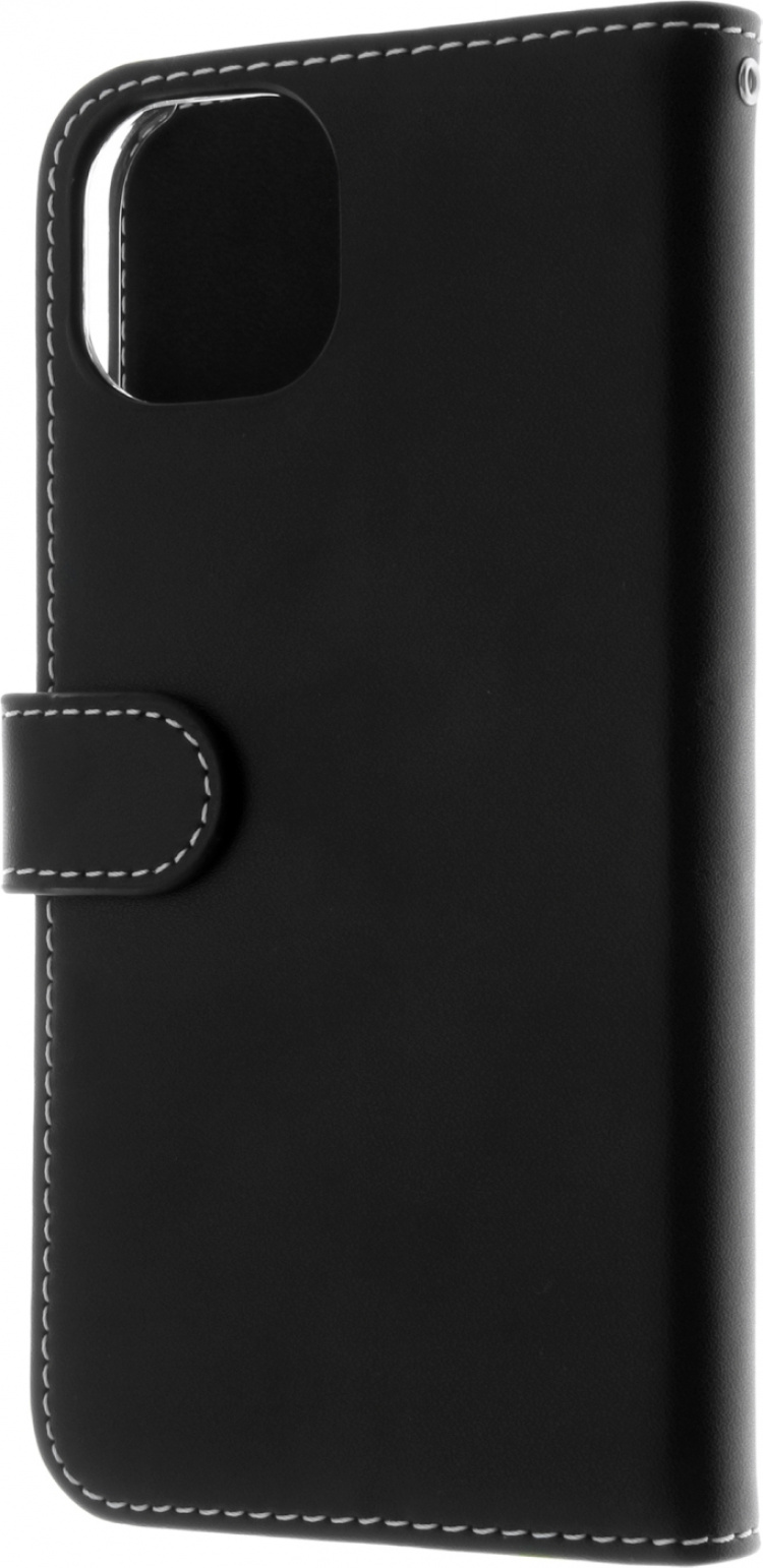 Insmat Exclusive Flip Case plånboksfodral, iPhone 15 Plus, svart