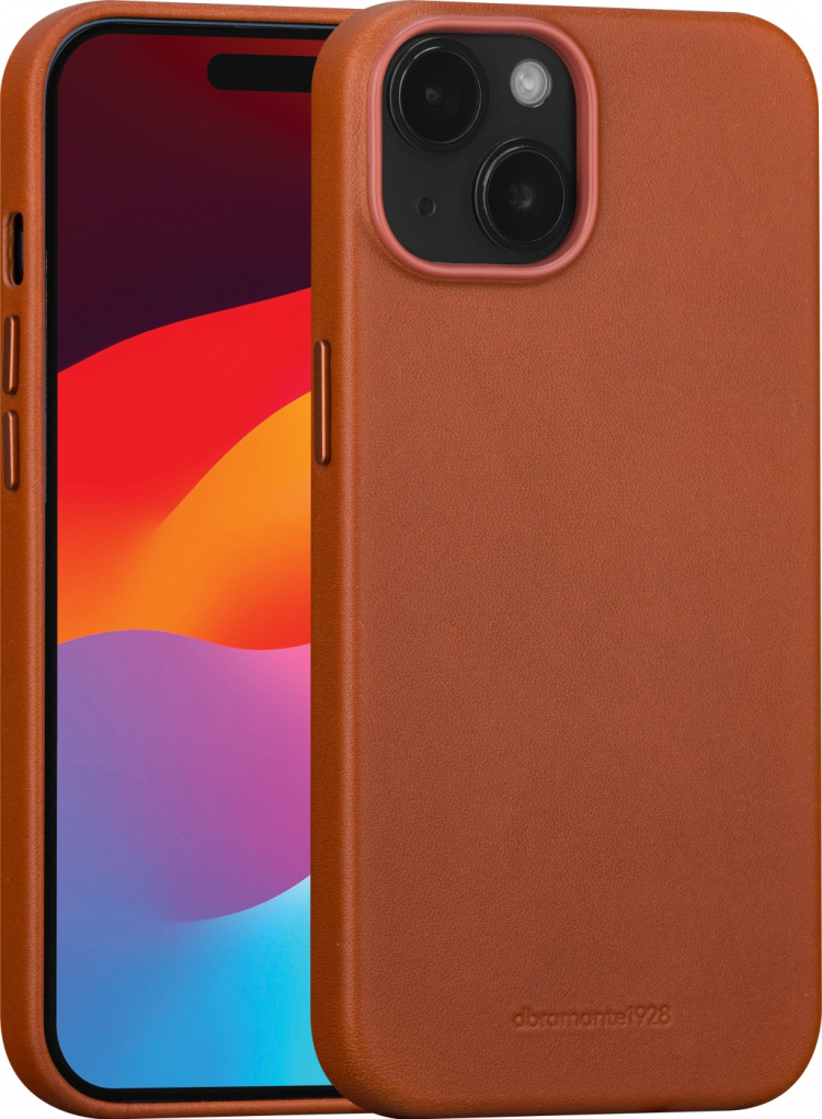Dbramante1928 Roskilde MagSafe skyddsfodral, iPhone 15, brun Dbramante1928 Roskilde MagSafe skyddsfodral, iPhone 15, brun