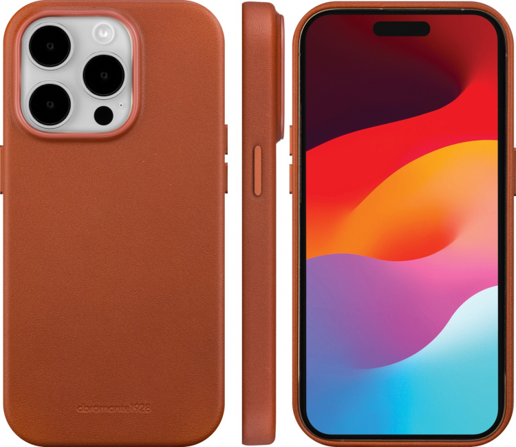 Dbramante1928 Roskilde MagSafe skyddsfodral, iPhone 15 Pro Max, brun Dbramante1928 Roskilde MagSafe skyddsfodral, iPhone 15 Pro Max, brun