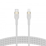 Belkin BOOST CHARGE USB-C to LTG Braided Silicon, 1m, White Belkin BOOST CHARGE USB-C to LTG Braided Silicon, 1m, White