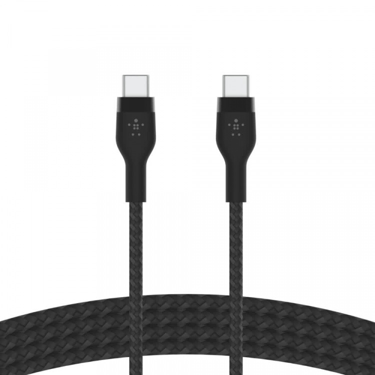 Belkin BOOST CHARGE USB-C to USB-C 2.0 Braided Silicon, 2m, Black