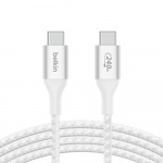 Belkin BOOST CHARGE 240W USB-C to USB-C Cable, 2m, White Belkin BOOST CHARGE 240W USB-C to USB-C Cable, 2m, White