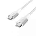 Belkin BOOST CHARGE 240W USB-C to USB-C Cable, 2m, White Belkin BOOST CHARGE 240W USB-C to USB-C Cable, 2m, White