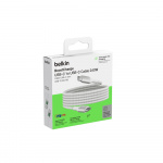 Belkin BOOST CHARGE 240W USB-C to USB-C Cable, 2m, White Belkin BOOST CHARGE 240W USB-C to USB-C Cable, 2m, White