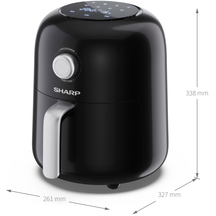 Sharp Airfryer 4L 1300W - AF-GS404AE-B