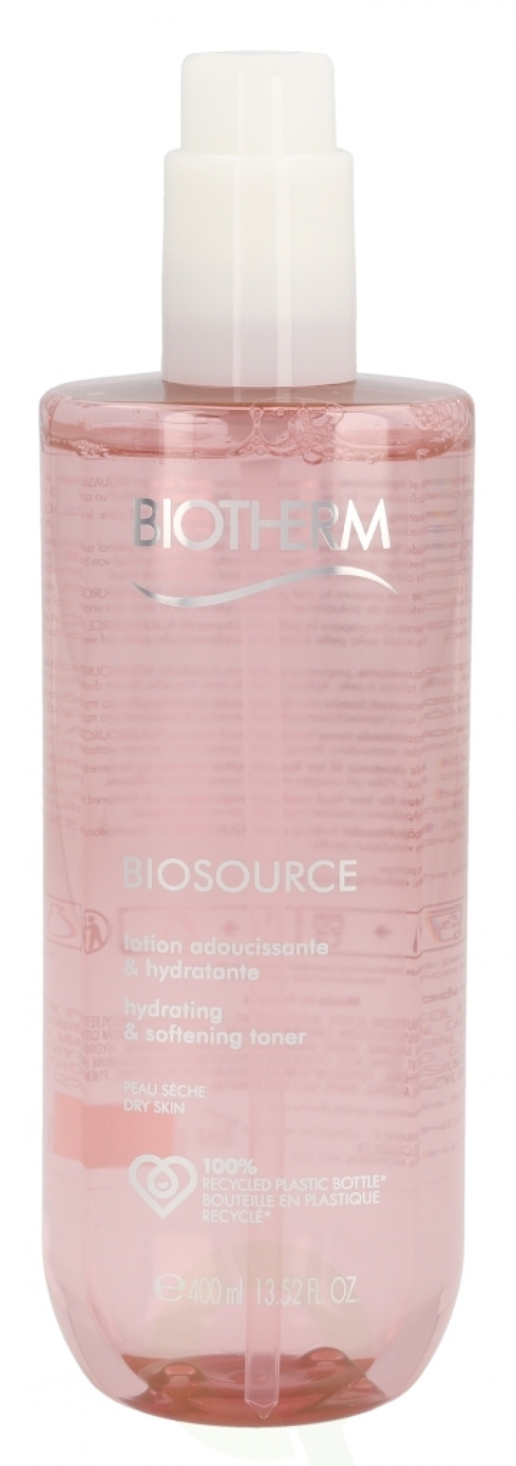 Biotherm Biosource 24H Hydrating Softening Toner 400 ml Dry Skin/Suitable For Sensitive Skin/With Life Plankton/24H
