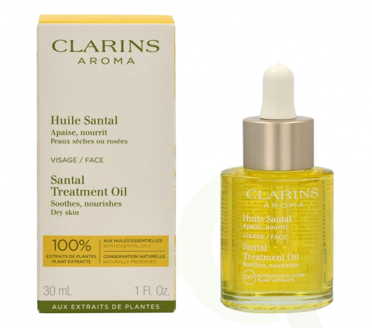 Clarins Santal Face Treatment Oil 30 ml Dry Skin