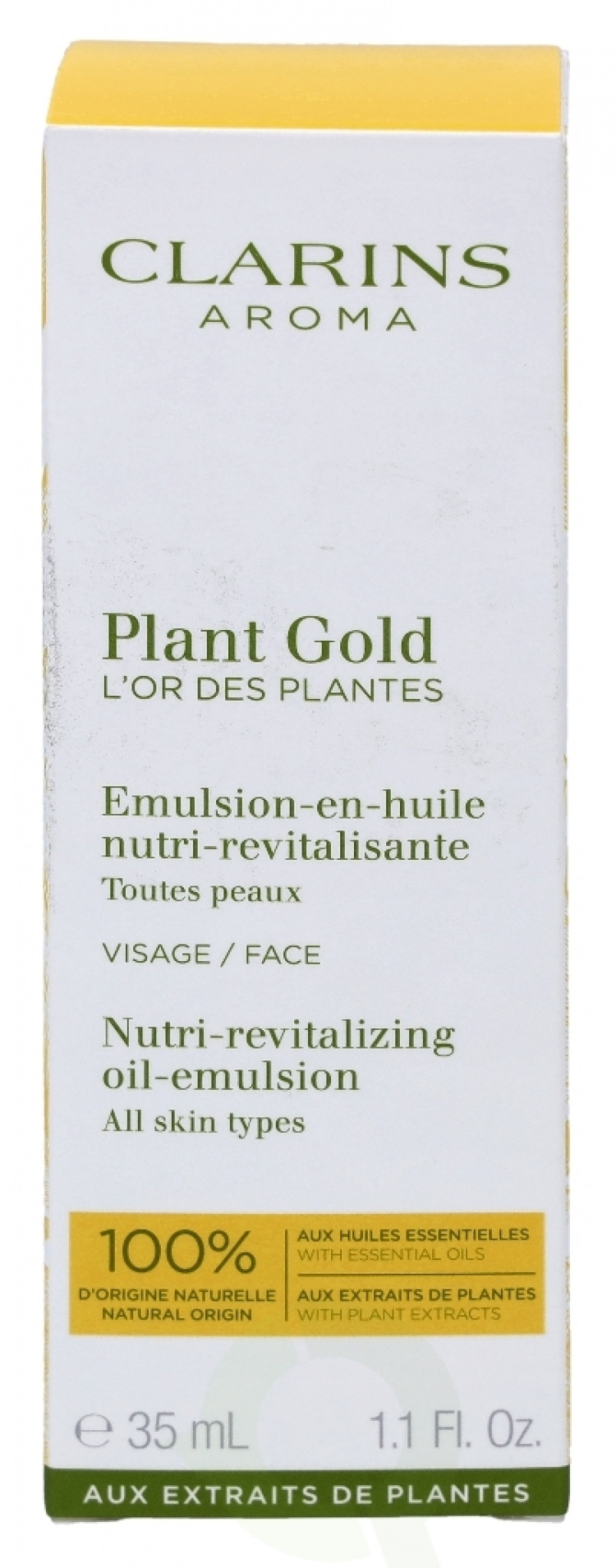 Clarins Plant Gold Nutri-Revitalizing Oil-Emulsion 35 ml All Skin Types