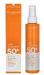 Clarins Sun Care Lotion Spray Body SPF50+ 150 ml Hydration Comfort - For All Skin Types