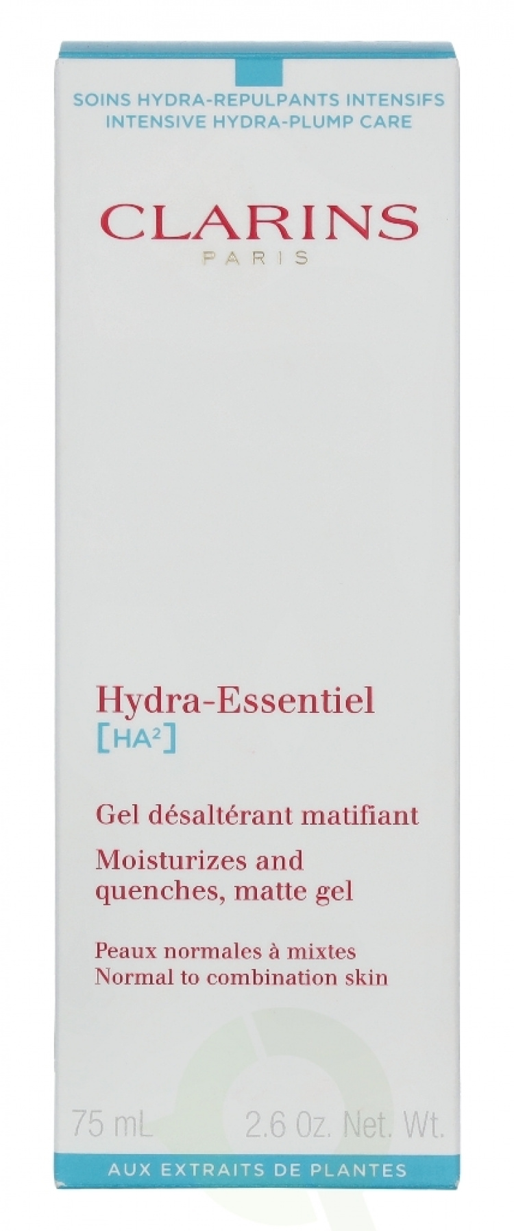 Clarins Hydra-Essentiel Matte Gel 75 ml Normal To Combination Skin