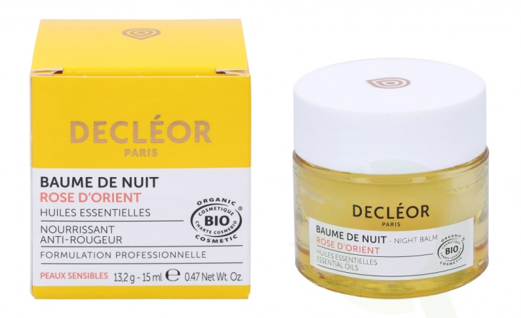 Decleor Night Balm Rose Damascena 15 ml Sensitive Skin
