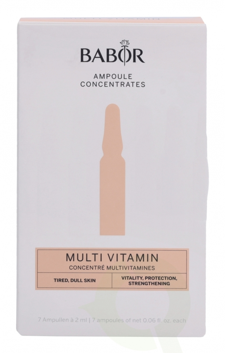 Babor Multi Vitamin Ampoule Concentrates 14 ml 7x2ml - Tired, Dull Skin