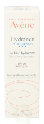 Avene Hydrance UV Hydrating Emulsion SPF30 40 ml Light