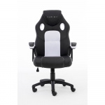 Raptor Gamingstol GS-40 Compact Konstläder & Tyg Svart/Vit Raptor Gamingstol GS-40 Compact Konstläder & Tyg Svart/Vit