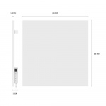 Hombli Smart Infraröd Värmare Metallpanel 350w Vit Hombli Smart Infraröd Värmare Metallpanel 350w Vit