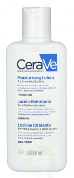 Cerave Moisturising Lotion 88 ml For Dry To Very Dry Skin