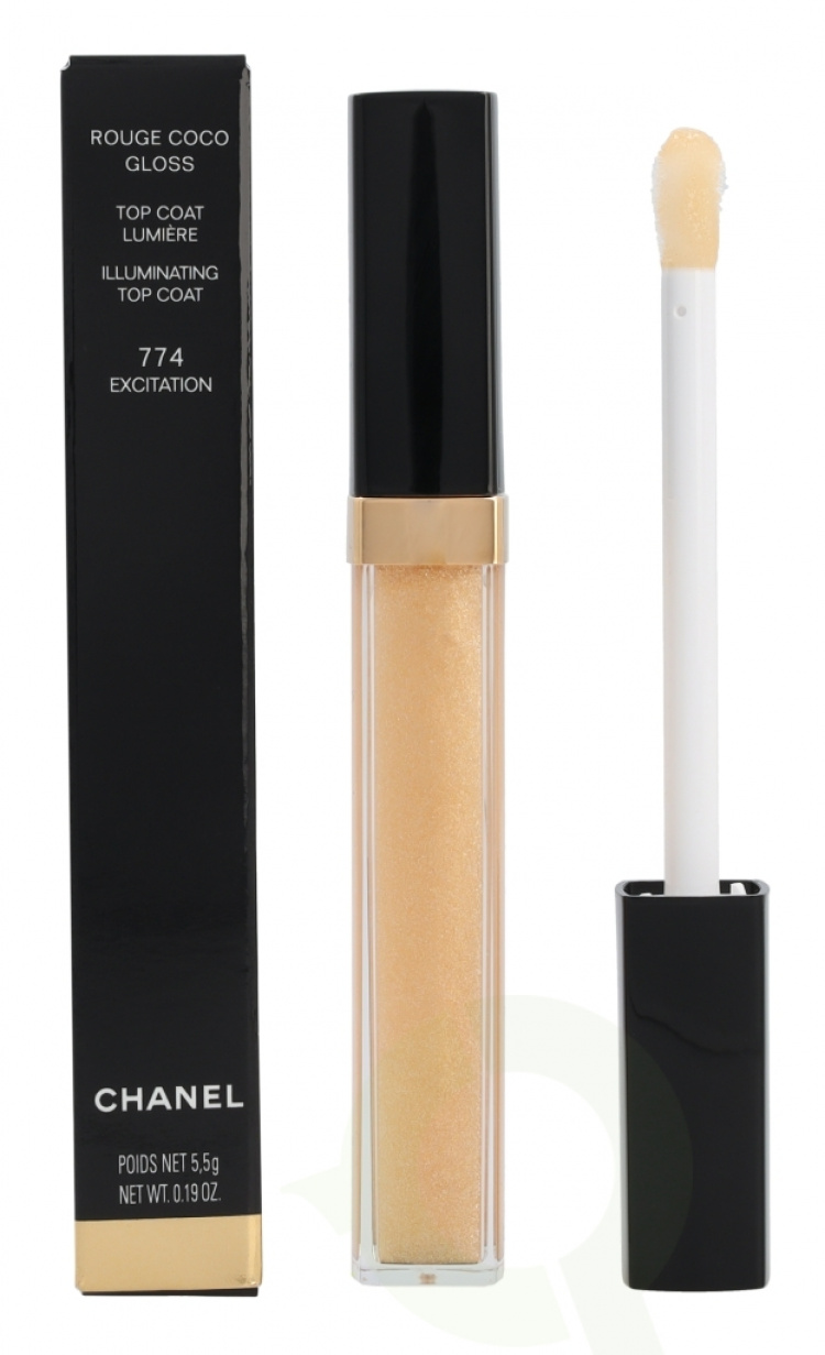 Chanel Rouge Coco Gloss Top Coat Lipgloss 5.5 gr #774 Excitation