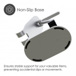 Desire2 Hörlursställ och mobiltelefonhållare Silver