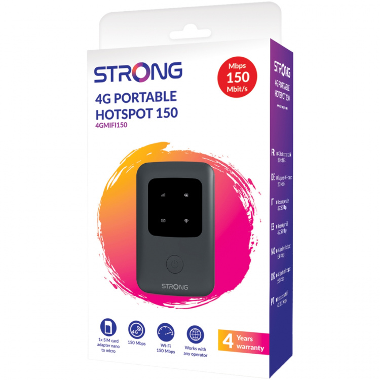 Strong 4G MiFi Hotspot WiFi 150 Mbit/s