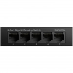 Strong 5-port Gigabitswitch Metall Svart