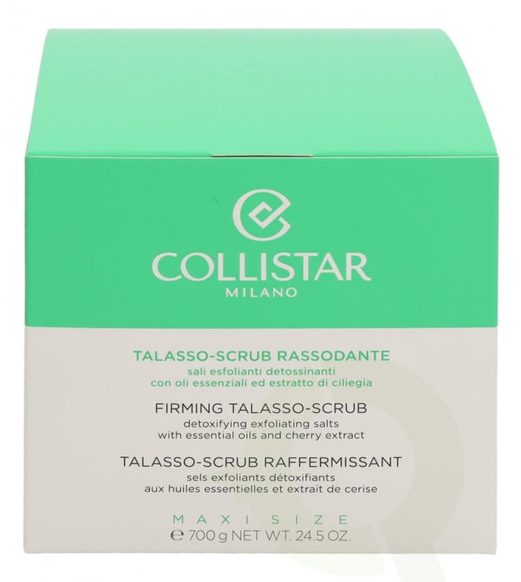 Collistar Firming Talasso Scrub 700 gr With Essential Oils And Cherry Extract