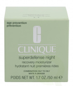 Clinique Superdefense Night Recovery Moisturizer 50 ml Combination Oily To Oily 3,4