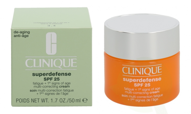Clinique Superdefense Multi-Correcting Cream SPF25 50 ml Combination Oily To Oily 3,4