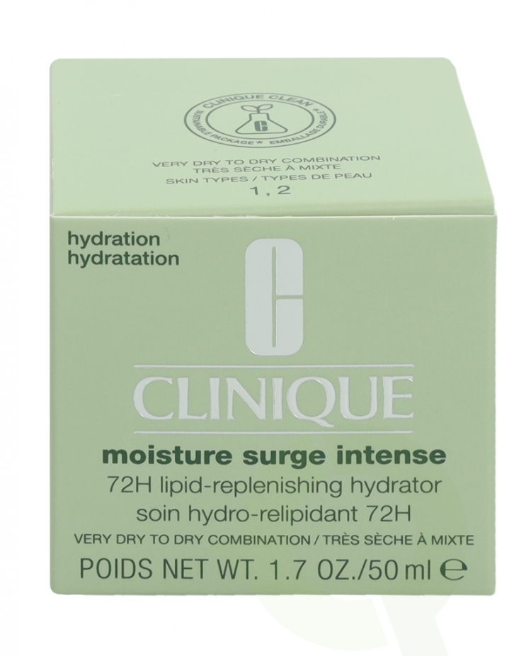 Clinique Moisture Surge Intense 72H Lipid-Replenishing Hydr. 50 ml Very Dry To Dry Combination