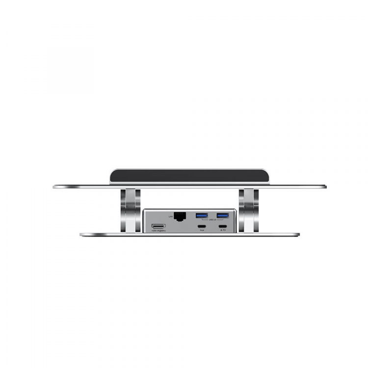 Rapoo Ställ UCS-5001 Laptopställ med USB-C Hubb Rapoo Ställ UCS-5001 Laptopställ med USB-C Hubb