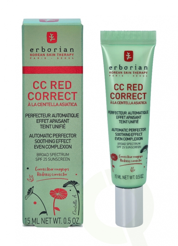 Erborian CC Red Correct Automatic Perfector SPF25 15 ml Broad Spectrum Sunscreen