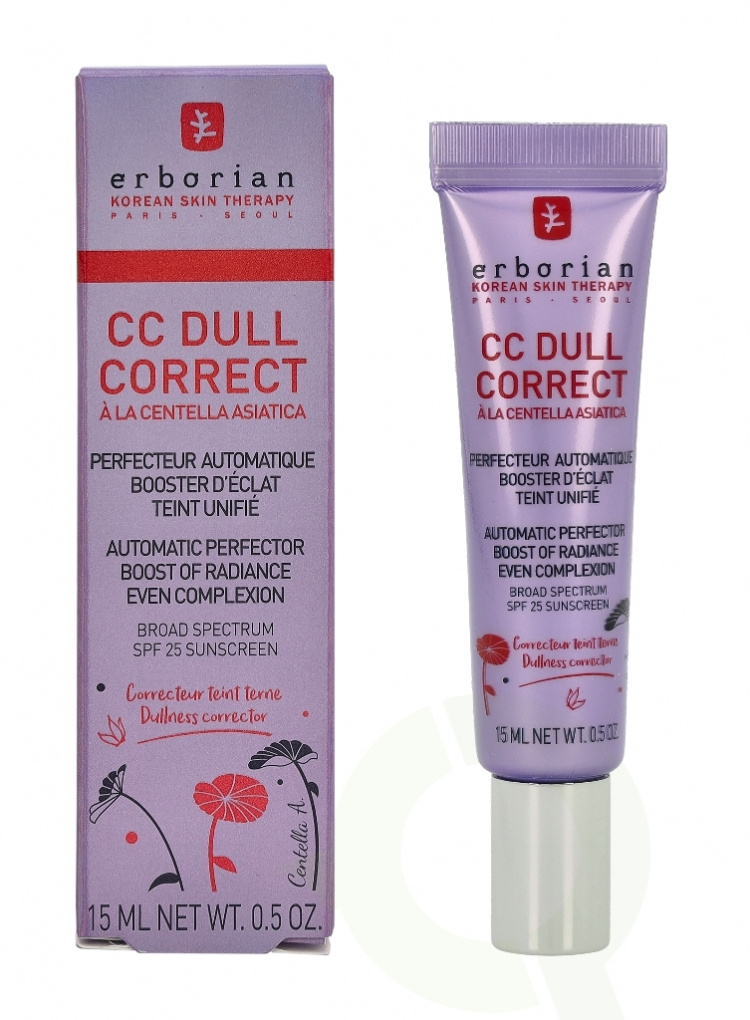 Erborian CC Dull Correct Sunscreen SPF25 15 ml Broad Spectrum