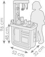 Smoby Leksakskök Bon Appetit - 23 delar