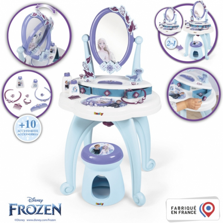 Smoby SAS Disney Frozen 2 i 1 - Sminkbord för barn